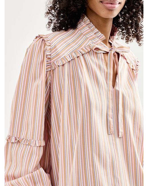 FRNCH Pink Lycaena Blouse