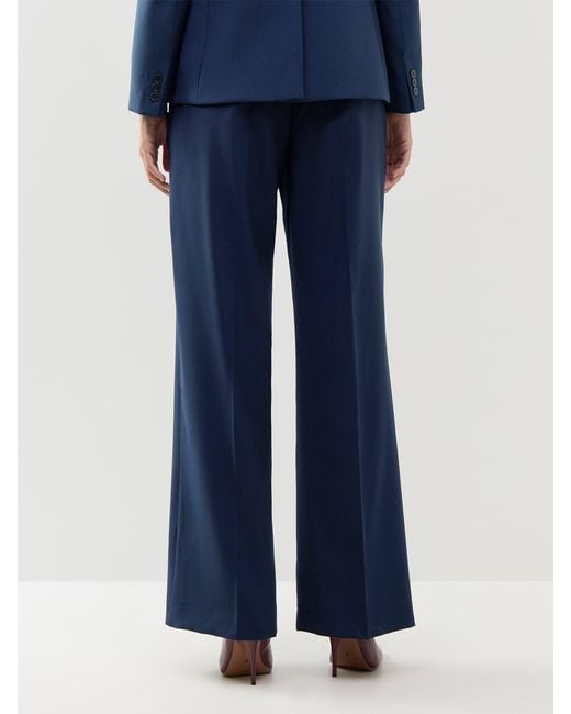 Weekend by Maxmara Blue Visivo Straight Leg Trousers