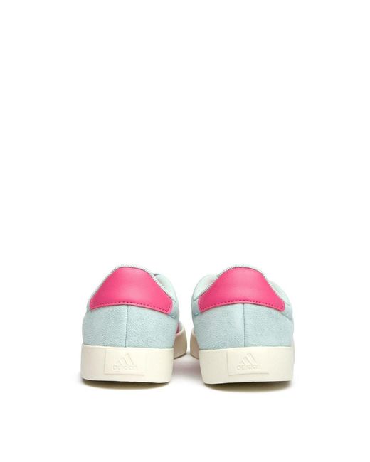 Adidas White Vl Court Trainers