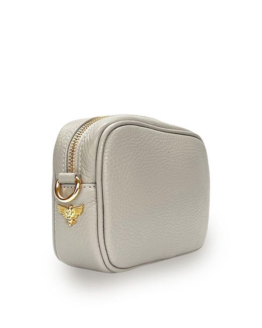 Apatchy London White The Mini Tassel Phone Bag