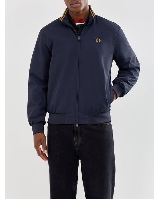Fred Perry Blue Brentham Jacket for men