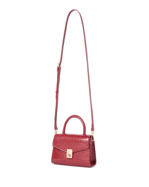 Forever New Red Hattie Hardware Mini Crossbody Bag