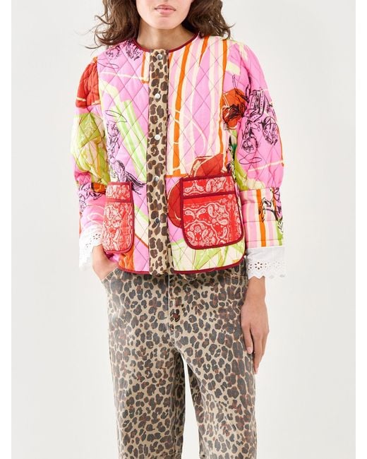 Never Fully Dressed Pink Dallas Reversible Jacket