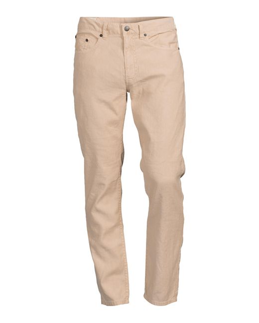 Gant Natural Men's Slim Fit Cotton Linen Jeans for men