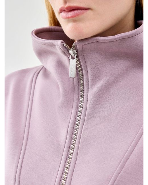 Sweaty Betty Pink Sand Wash Half Zip Crop Sweatshirt