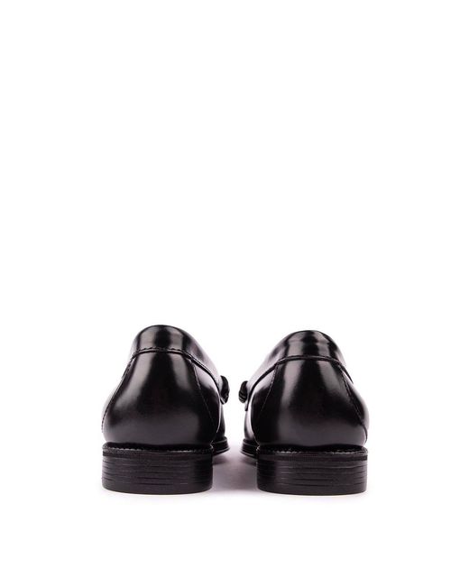 G.H.BASS White Larson Moc Penny Shoes, Leather for men