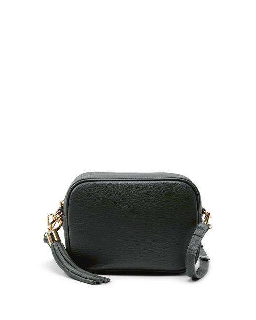 Apatchy London Black The Tassel Crossbody Bag