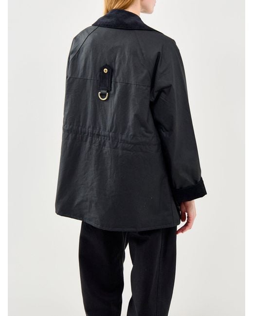 Barbour Blue Treeton Wax Jacket