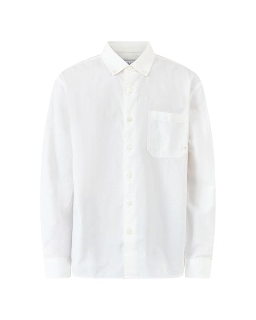 Farah White Button-Down Shirt for men