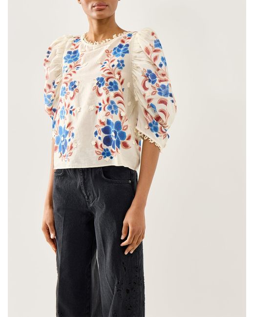 Farm Rio White Blouse
