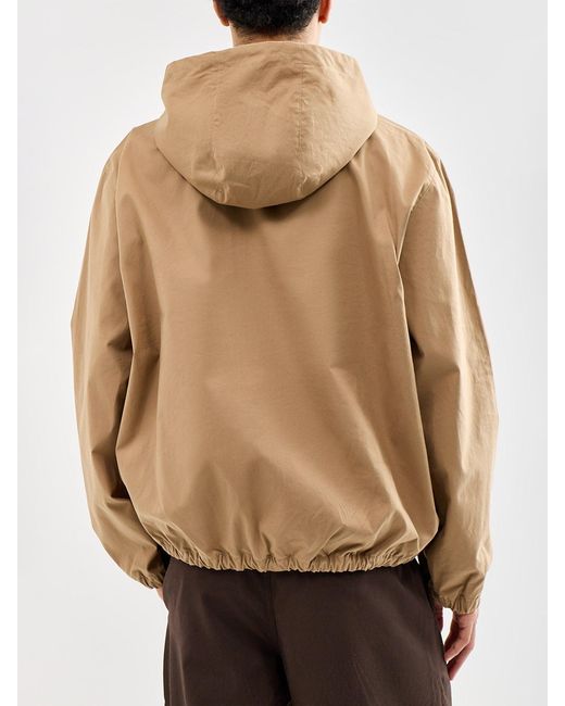 Lacoste Natural Poplin Anorak Jacket for men