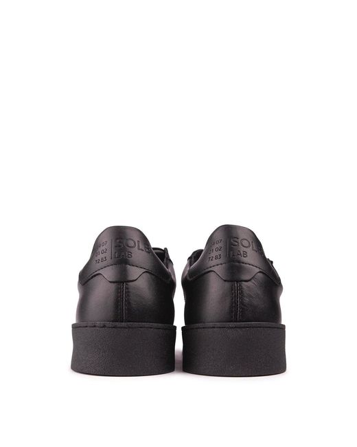 Sole Black Lab Zinc Trainers, Leather for men