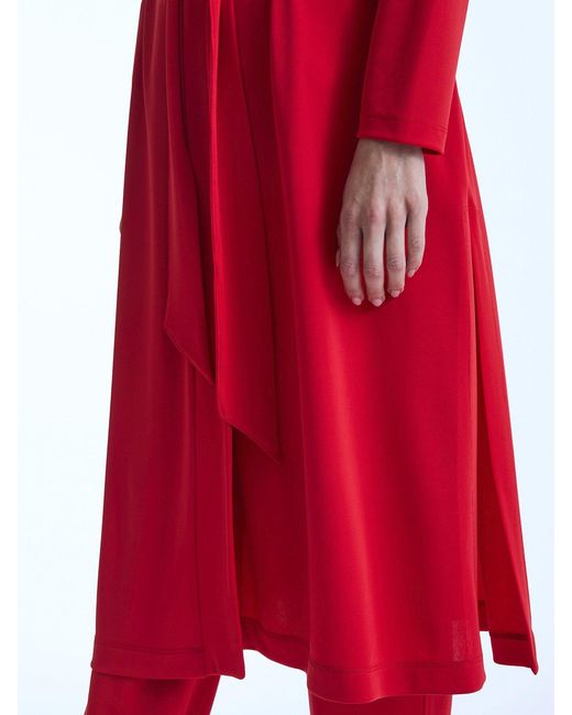 James Lakeland Red Long Cardigan