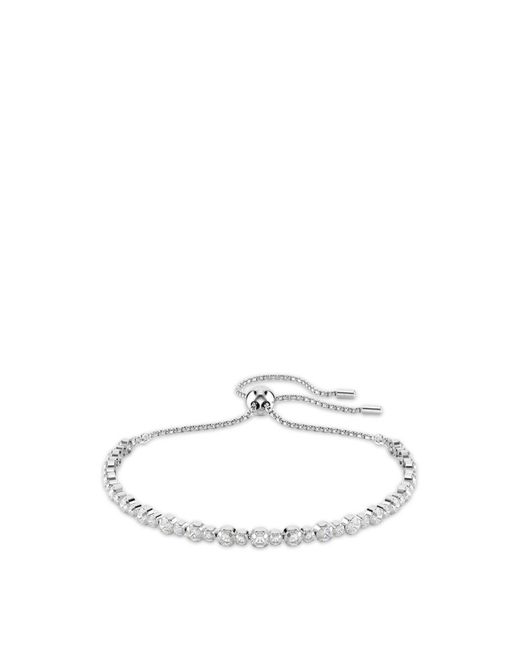 Swarovski White Women's Ariana Grande X Matrix Tennis Bracelet