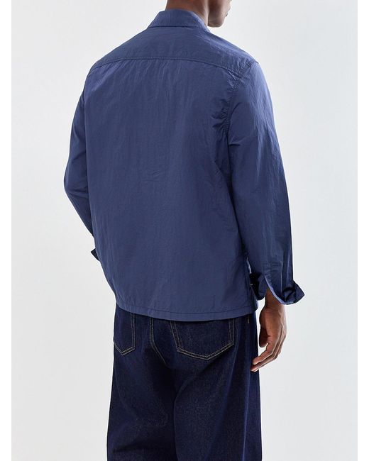 Barbour Blue Inline Overshirt for men