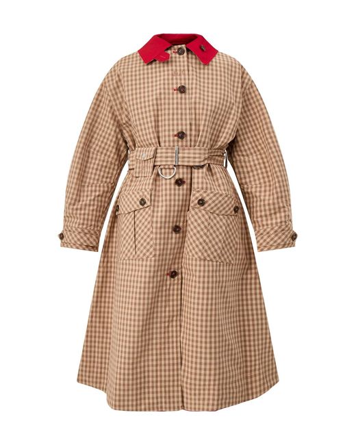 Damson Madder Natural Anja Reversible Honey Trench