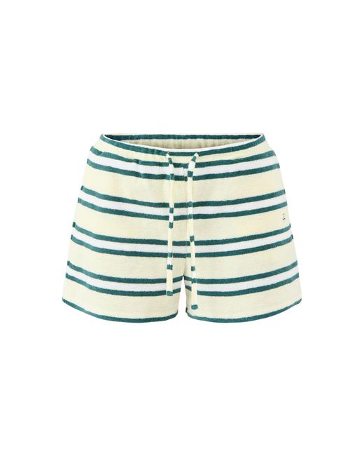 4th & Reckless Green Zita Stripe Shorts