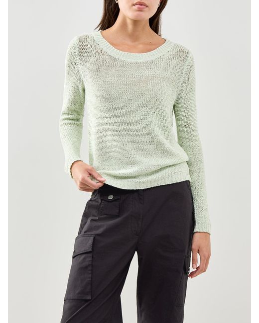 ONLY Green Geena Long Sleeve Knit Jumper
