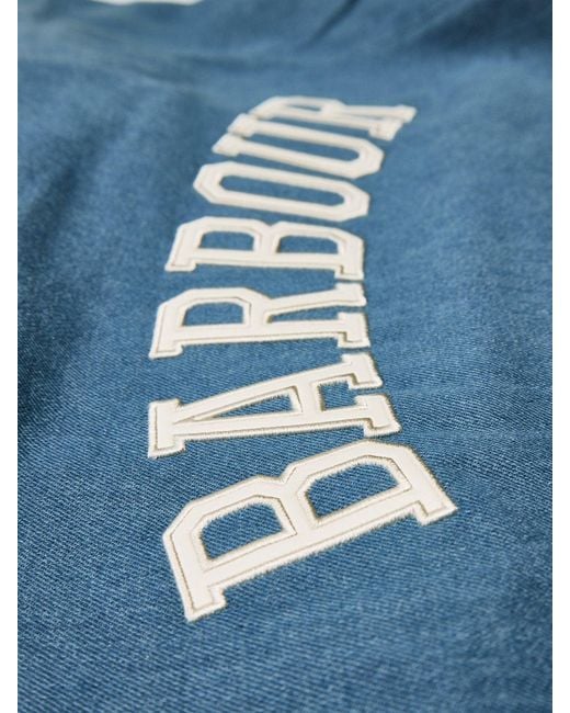 Barbour Blue Emily Tote Bag