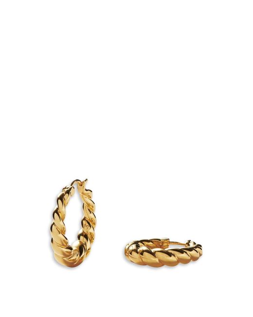 Missoma Metallic Twisted Tidal Medium Hoops