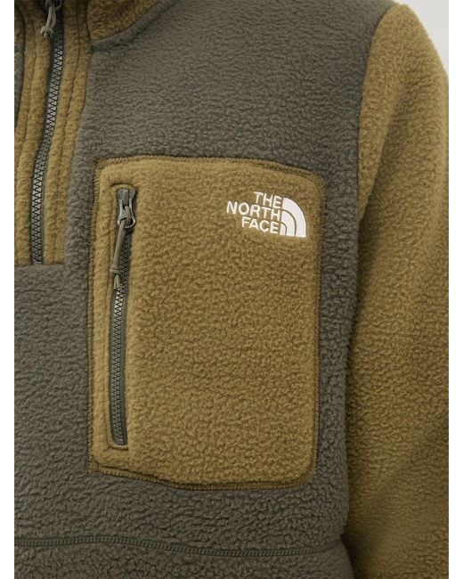 The North Face Green Yumiori Quarter-Zip Fleece for men