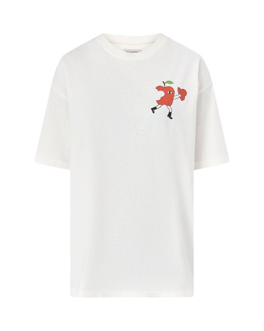 Damson Madder White Apple Peel Short Sleeves Tee