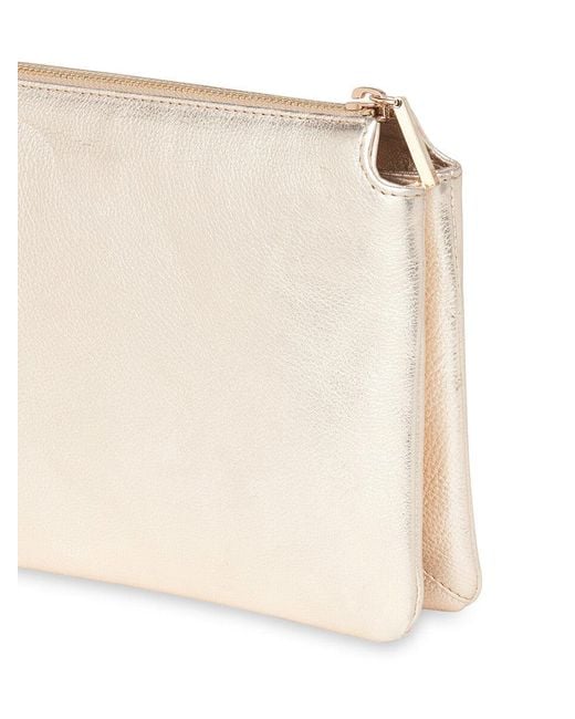 Whistles Natural Women's Elita Double Pouch Clutch