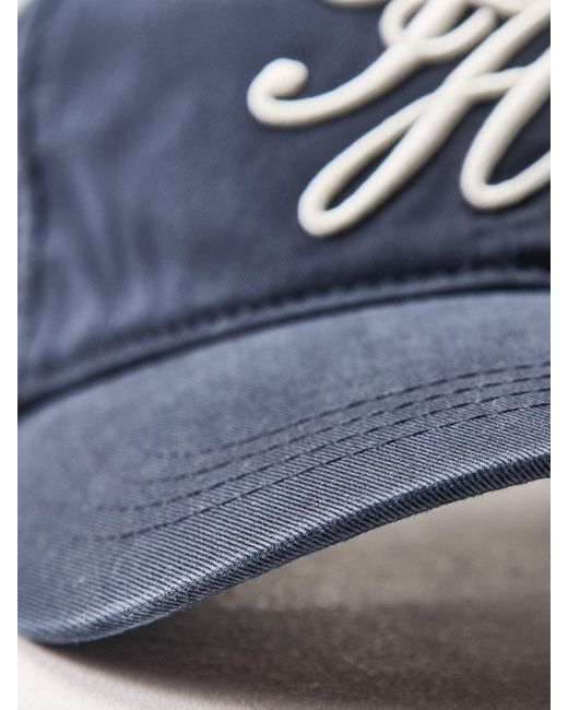 Tommy Hilfiger Blue Th Embroidered Cap