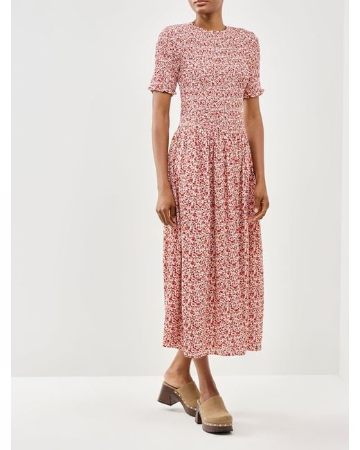 Nobody's Child Pink Shay Midi Dress, Viscose