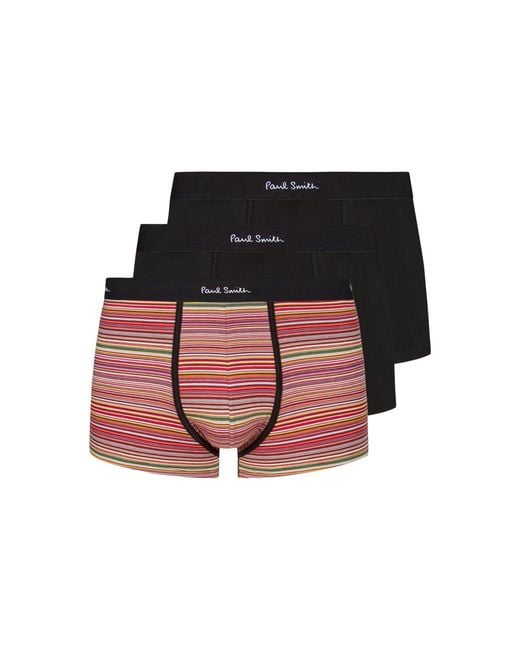 Paul Smith Red Organic Trunks 3 Pack for men