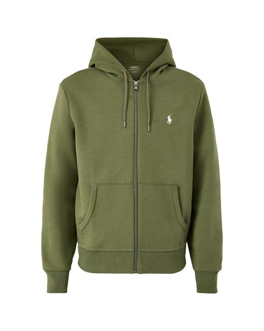 Polo Ralph Lauren Green Double Knit Hoodie for men