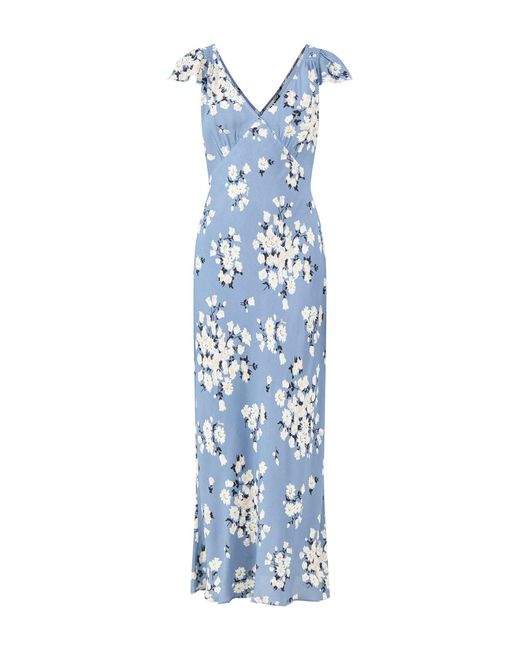 Rixo Blue The Cathy Dress