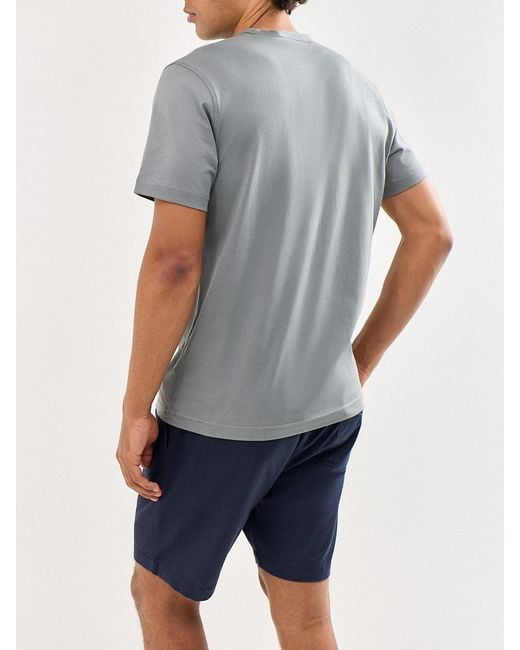 Belstaff Gray Logo T-Shirt for men