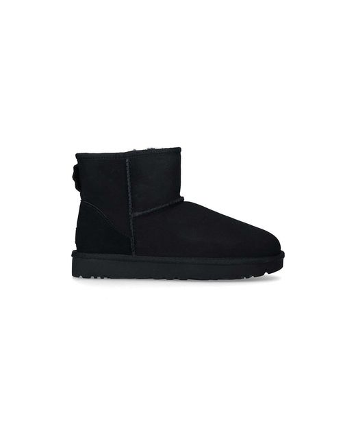 Ugg Black Classic Mini Ii Suede Ankle Boots