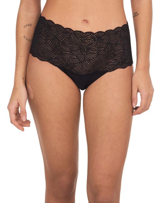 Chantelle Black Soft Stretch Lace Full Brief
