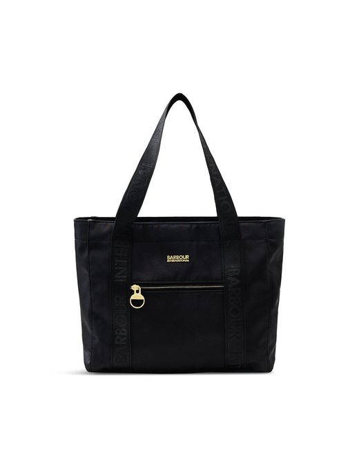 Barbour Black International Qualify Carry-All Tote Bag