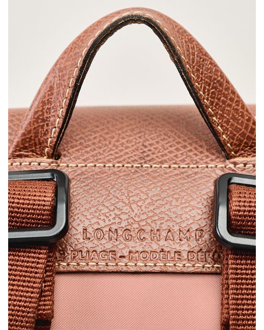 Longchamp Pink Le Pliage Original Medium Backpack Recycle