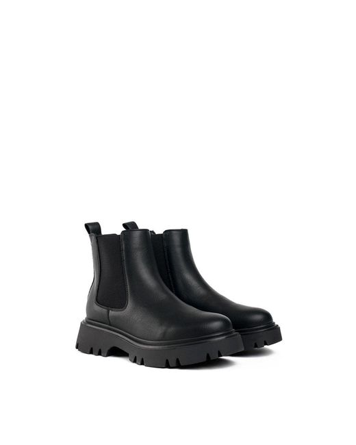 V.Gan Black Vegan Russ Chelsea Boots