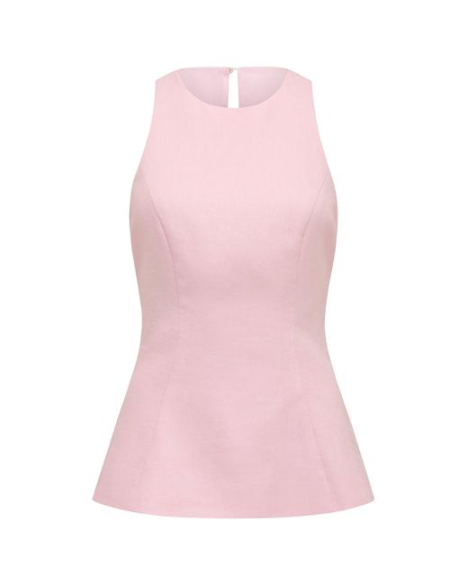 Forever New Pink Liliana Top