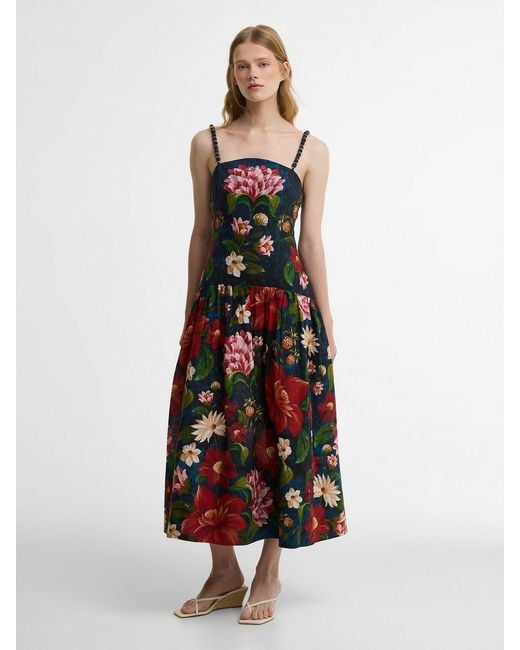 Barbour Red X Farm Rio Wild Flower Dress