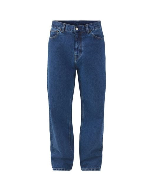 Carhartt Blue Payson Recycled Cotton Blend Denim Jeans for men