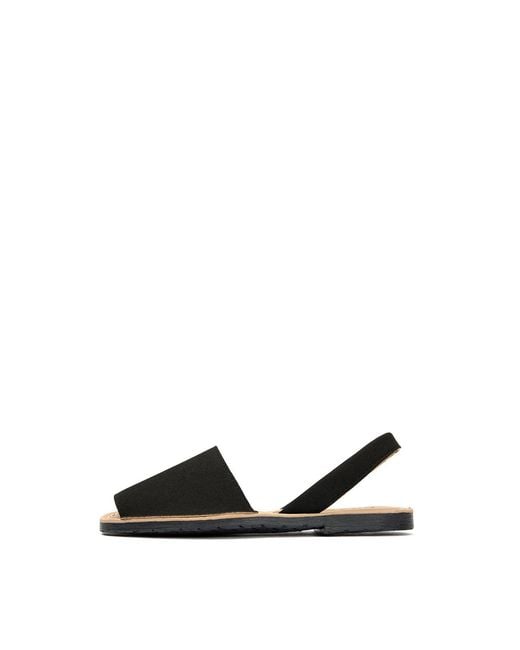 V.Gan Black Rambu Vegan Menorcan Sandals