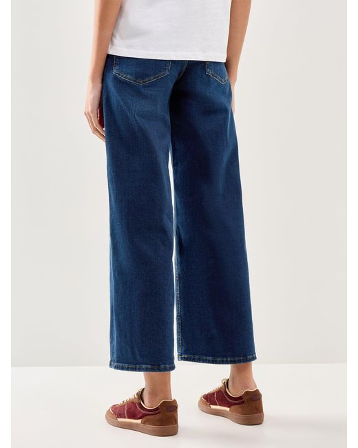ONLY Blue Madison High Waist Wide Leg Jeans