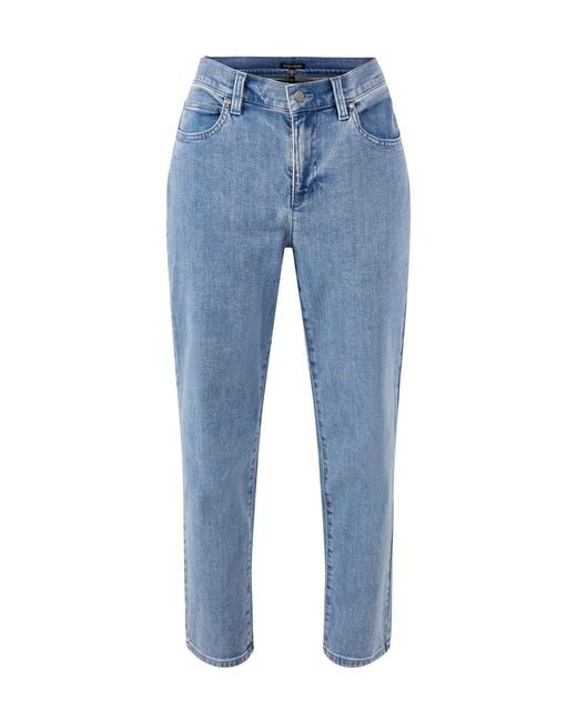 Eileen Fisher Blue High Waisted Slim Ankle Jeans