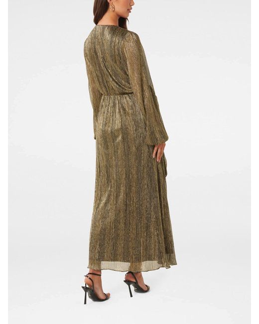 Forever New Natural Women's Tyler Plisse Belted Midi Dress