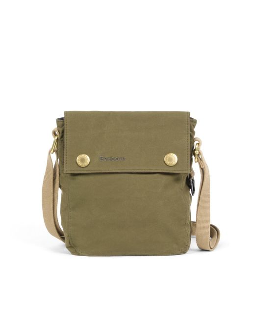 Barbour Green Transport Crossbody Bag for men