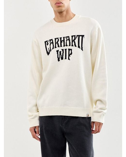 Carhartt White Deck Sweater Multi for men