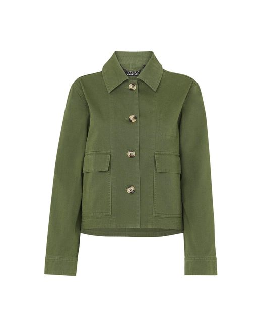 Whistles Green Women's Marie Casual Jacket