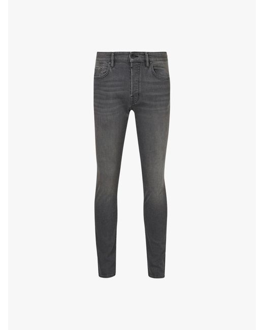AllSaints Cigarette Jeans in Grey for Men