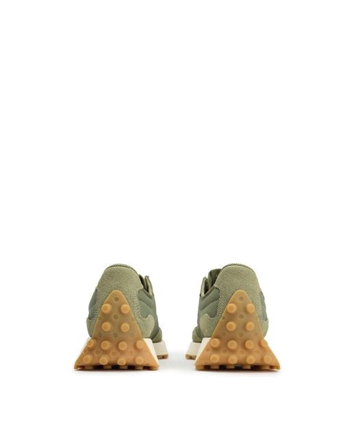New Balance Green 327 Suede Trainers for men